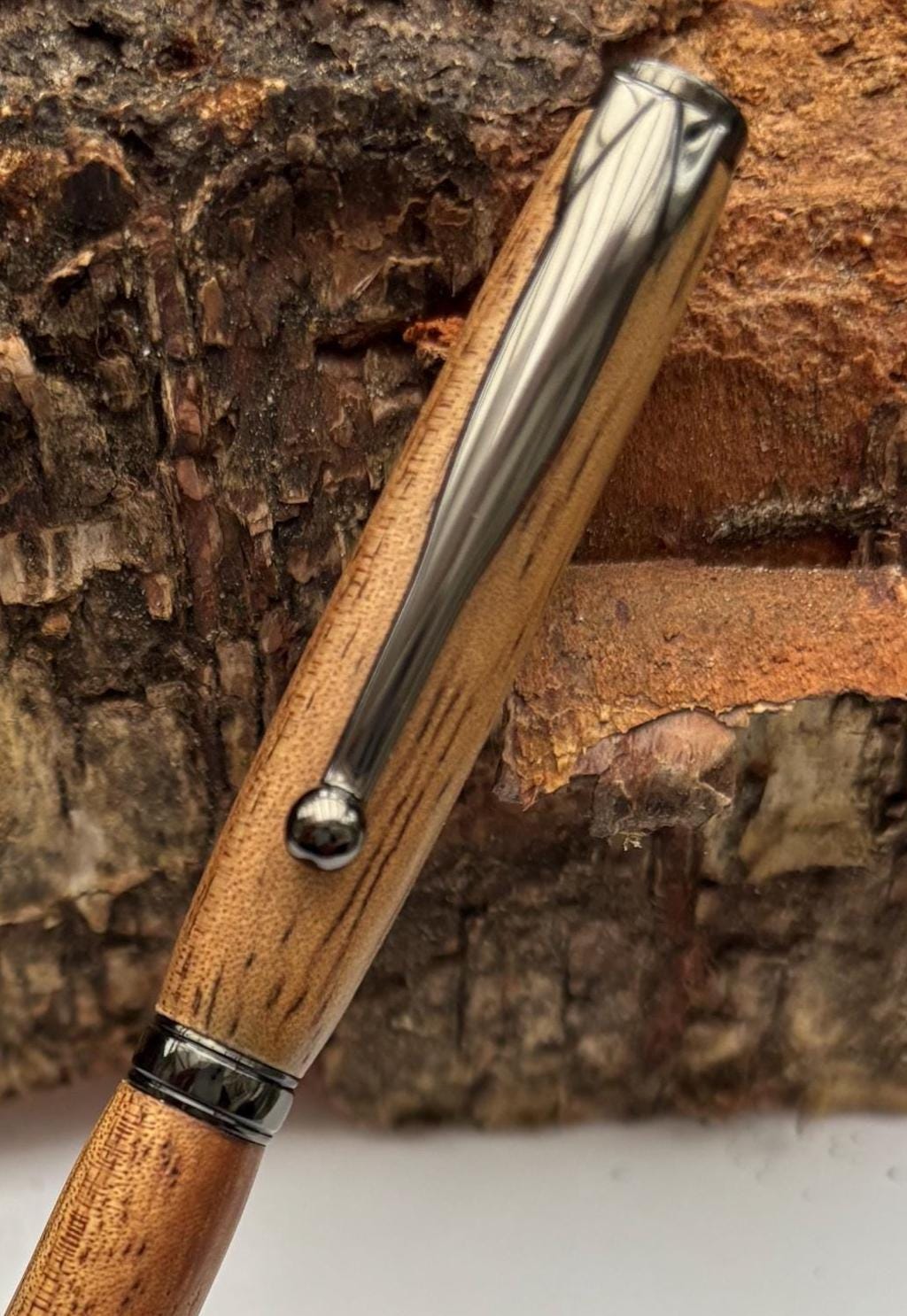 Rare African Exotic Wood Handmade Ballpoint Pen - Tanga Tanga Wood - Unusual Gift