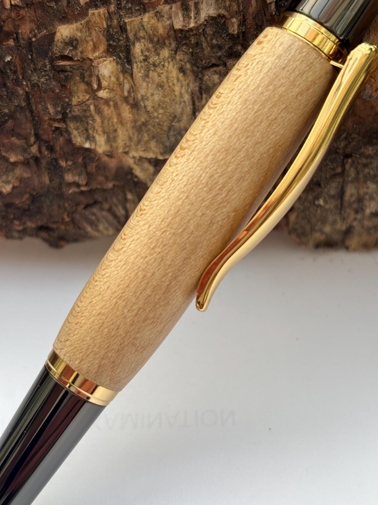 Yankee Stadium Ballpoint Pen Hand Turned Using Genuine 1923 Reclaimed Wood from Stadium Seat - Certificate of Authenticity Included.