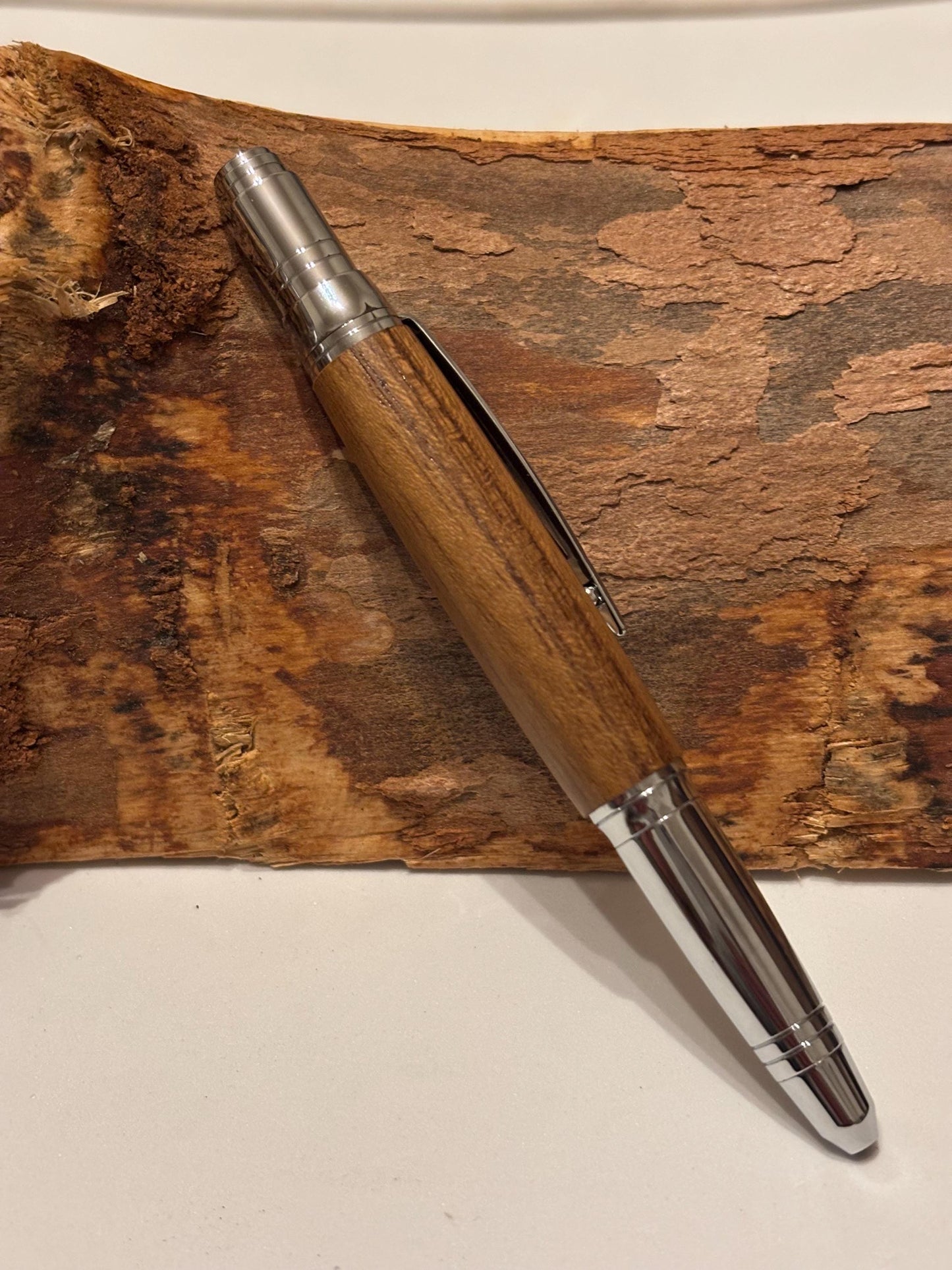 HMS Ark Royal Teak Ballpoint Pen, Own a Piece of Navy History, Handmade Gift