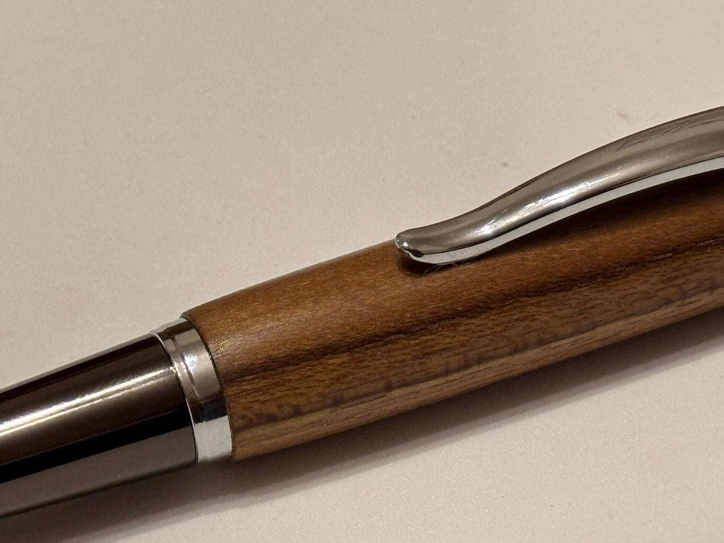 HMS Ark Royal Teak Ballpoint Pen, Own a Piece of Navy History, Handmade Gift
