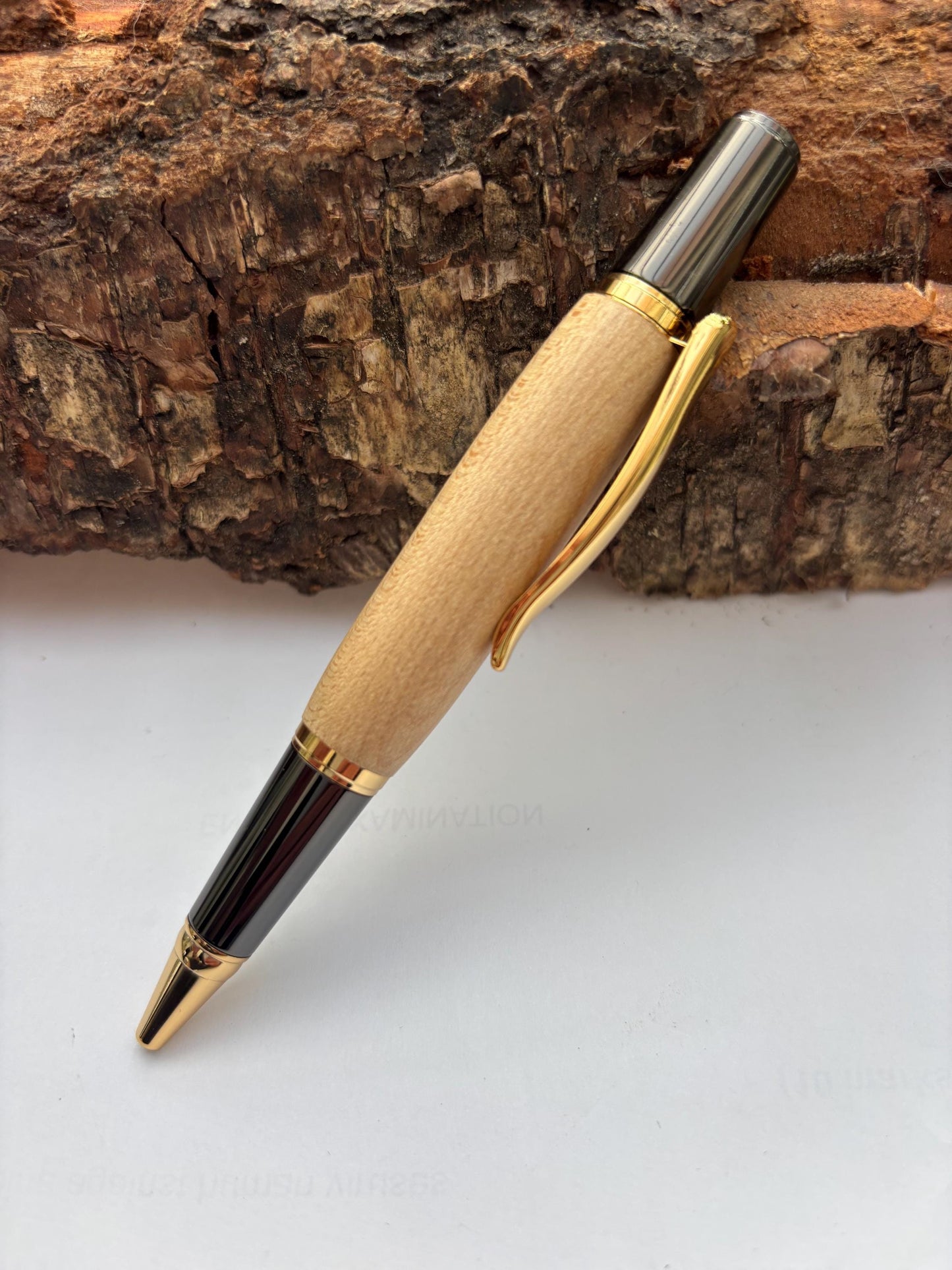Yankee Stadium Ballpoint Pen Hand Turned Using Genuine 1923 Reclaimed Wood from Stadium Seat - Certificate of Authenticity Included.
