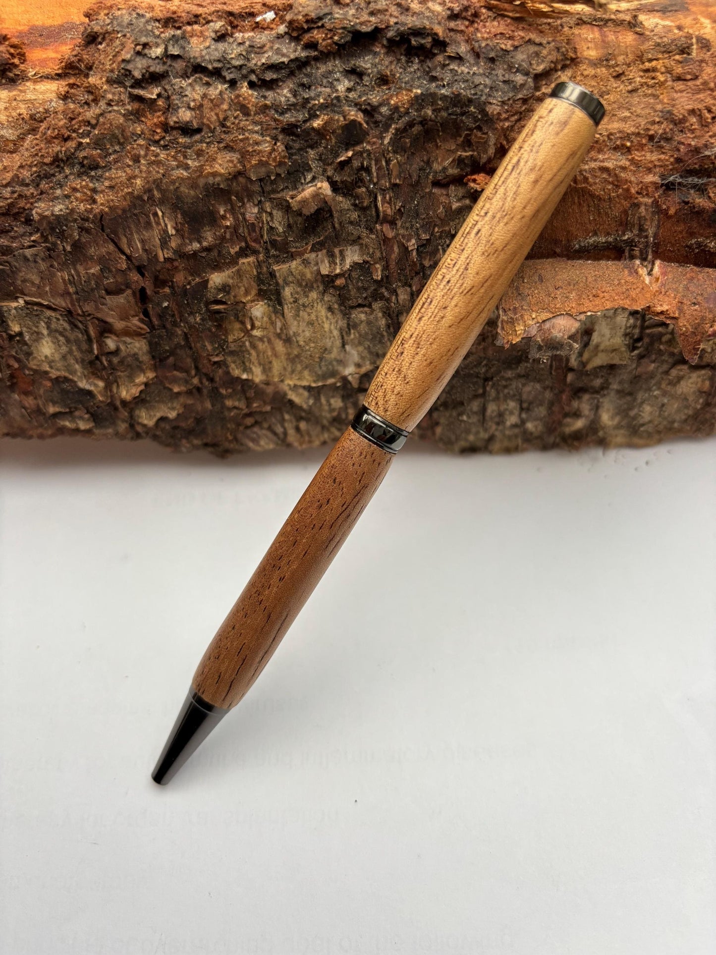 Rare African Exotic Wood Handmade Ballpoint Pen - Tanga Tanga Wood - Unusual Gift