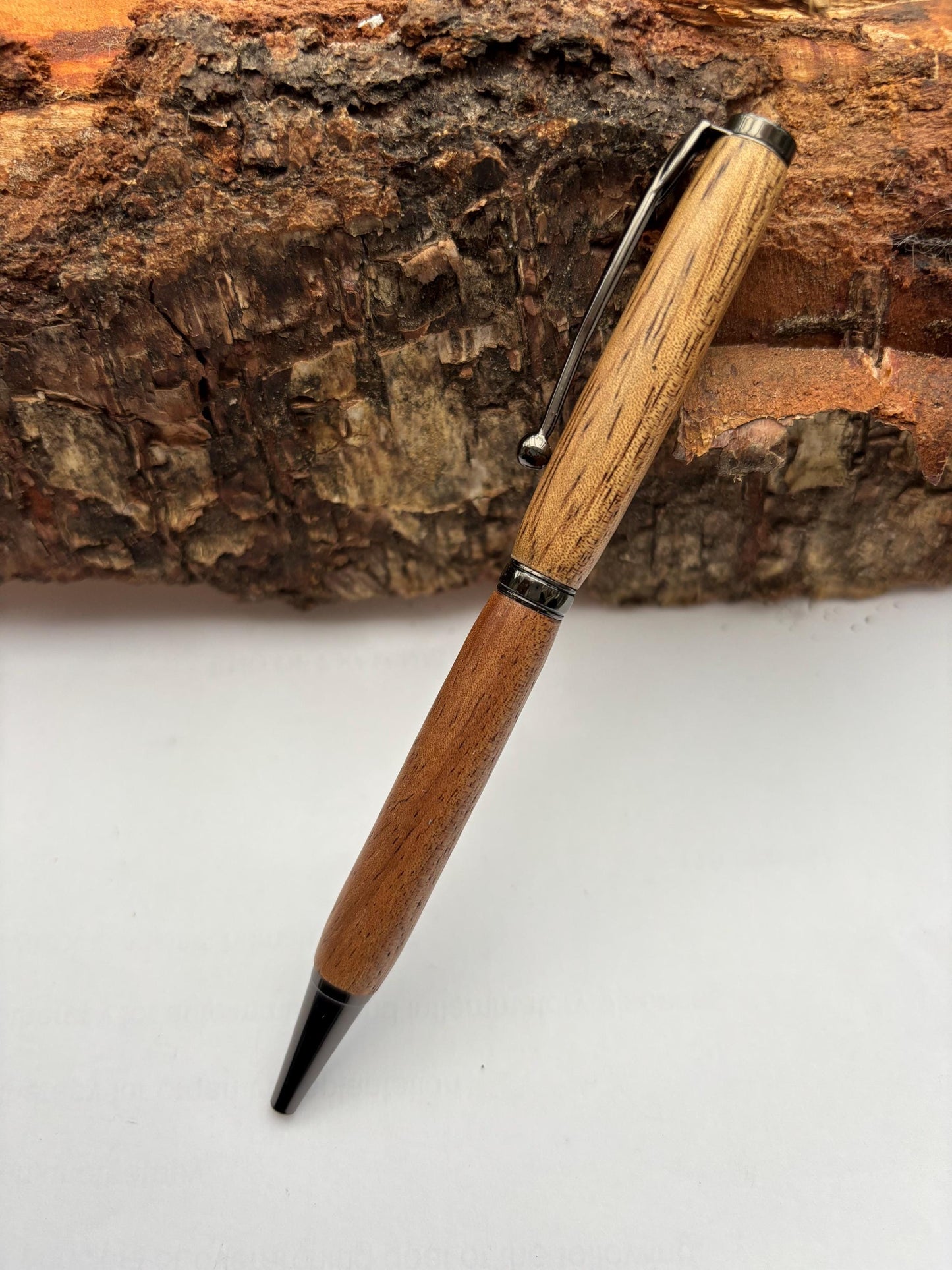 Rare African Exotic Wood Handmade Ballpoint Pen - Tanga Tanga Wood - Unusual Gift
