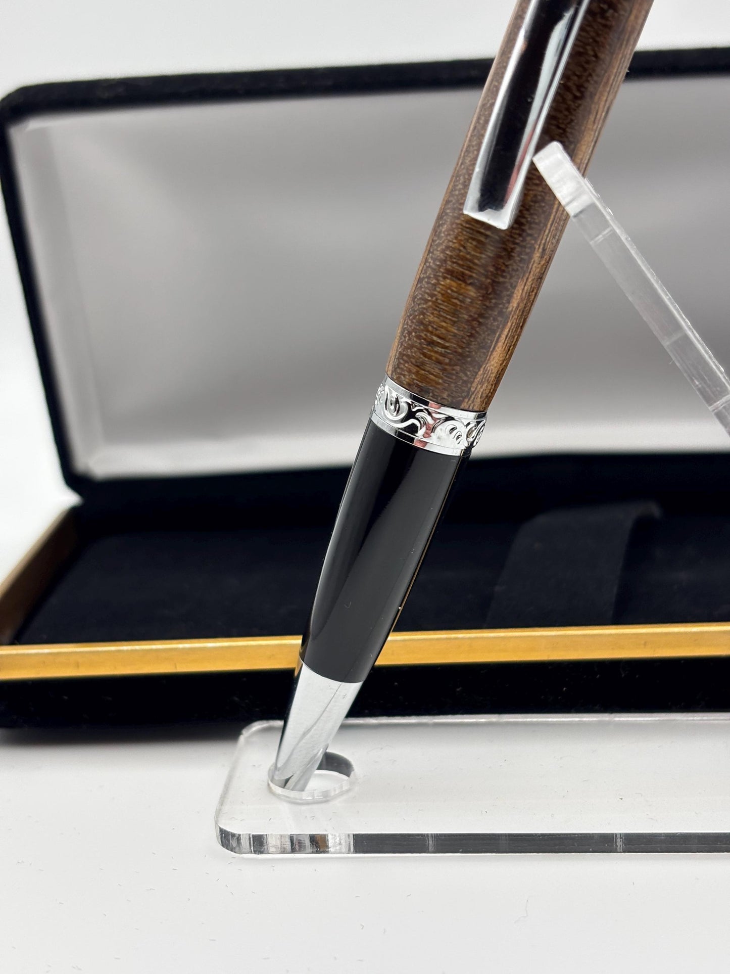 Ballpoint Pen Made From Genuine Dr Who Tardis Wood - Mark 1 Tardis Film Prop 1965 "Dr Who and the Daleks" Starring Peter Cushing