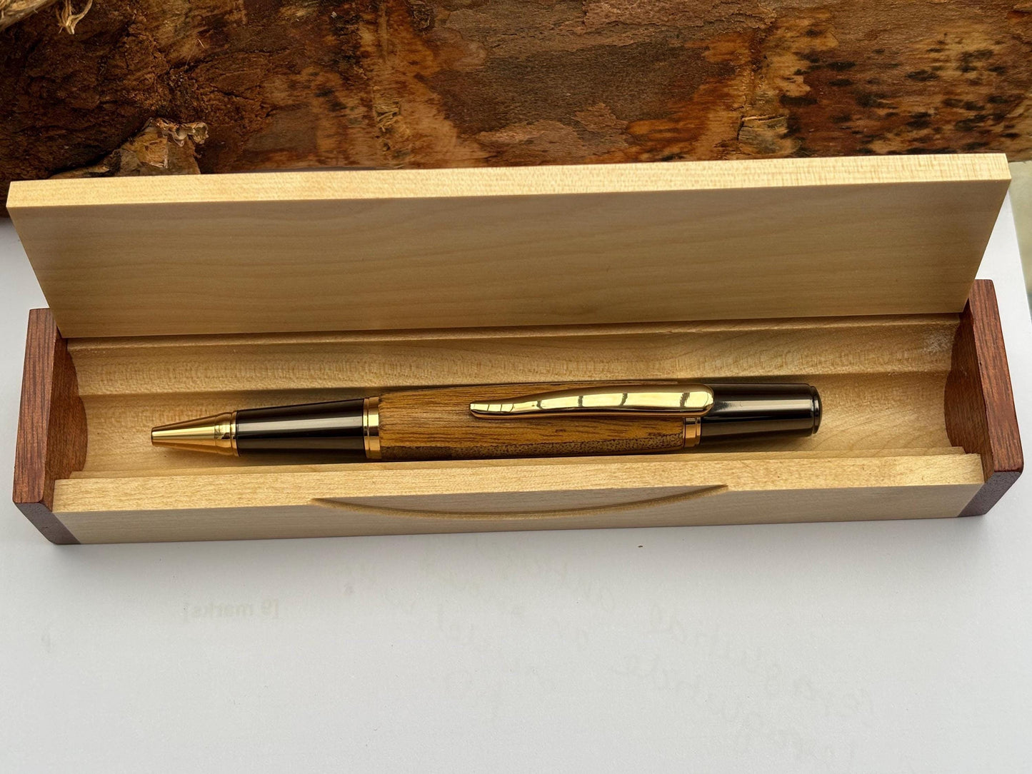 Ballpoint Pen Made From Genuine  Dr Who Tardis Wood - Mark 1 Tardis Film Prop 1965 "Dr Who and the Daleks"