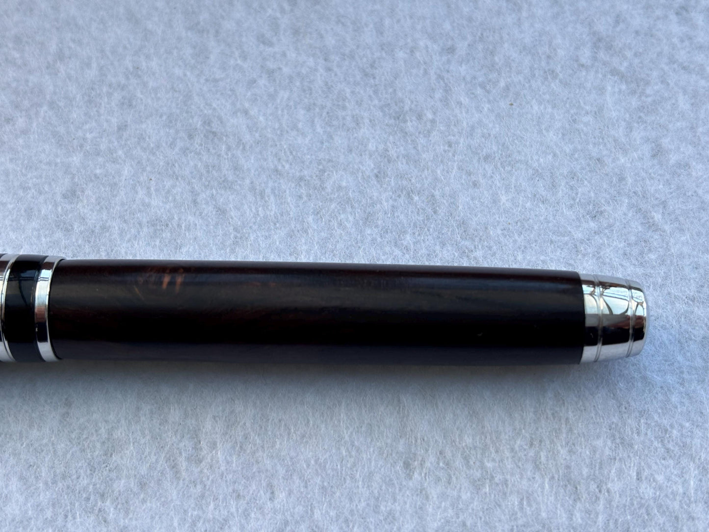 Executive Fountain Pen - Hand Crafted From Rare African Blackwood -  Unique Pen - Collectors Item