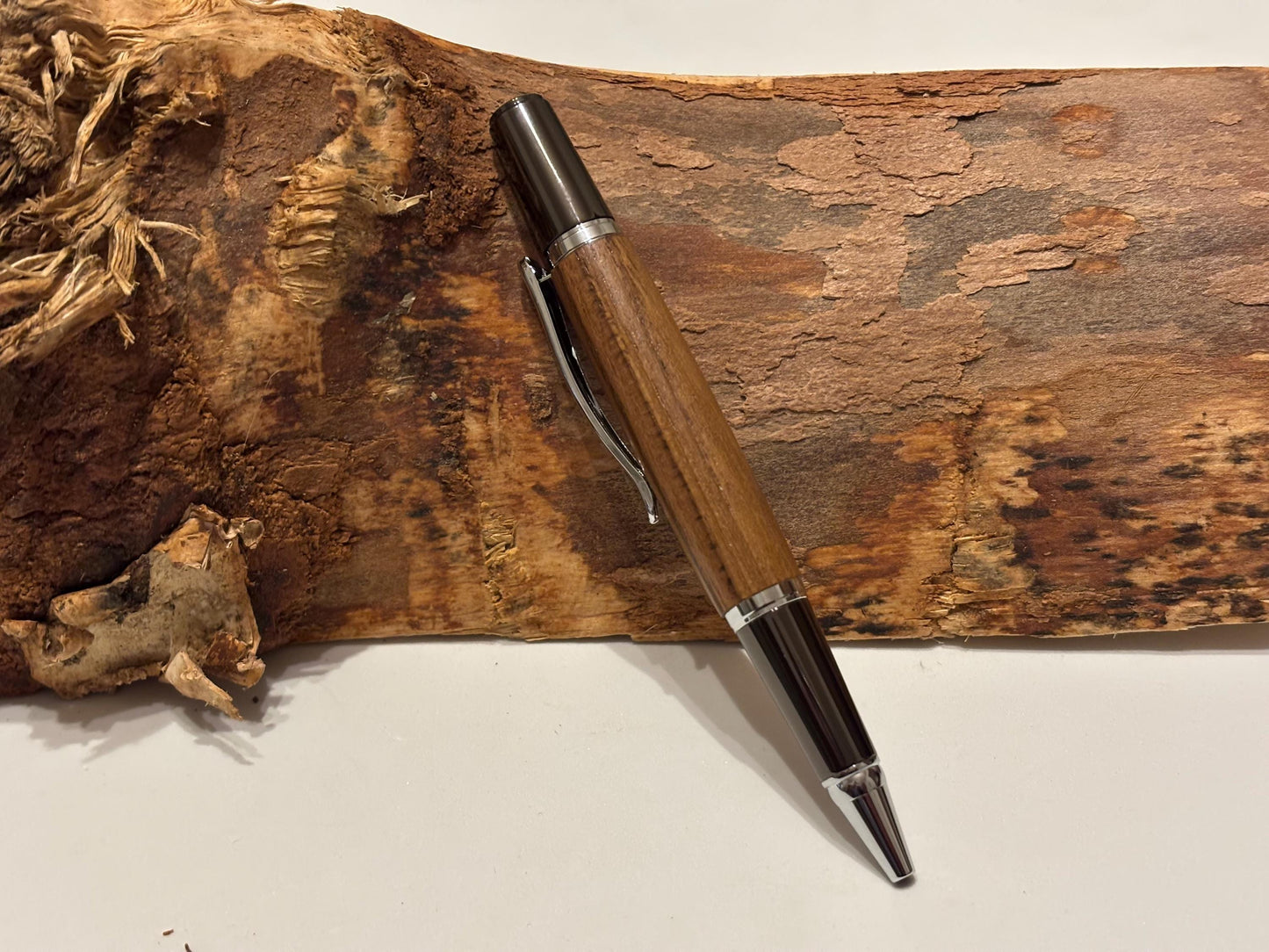 HMS Ark Royal Teak Ballpoint Pen, Own a Piece of Navy History, Handmade Gift
