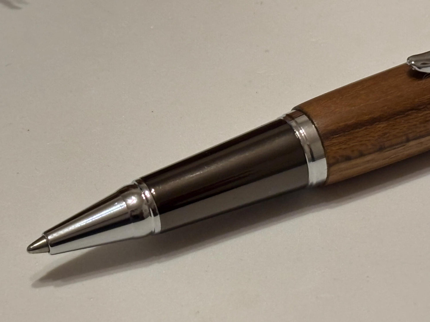 HMS Ark Royal Teak Ballpoint Pen, Own a Piece of Navy History, Handmade Gift