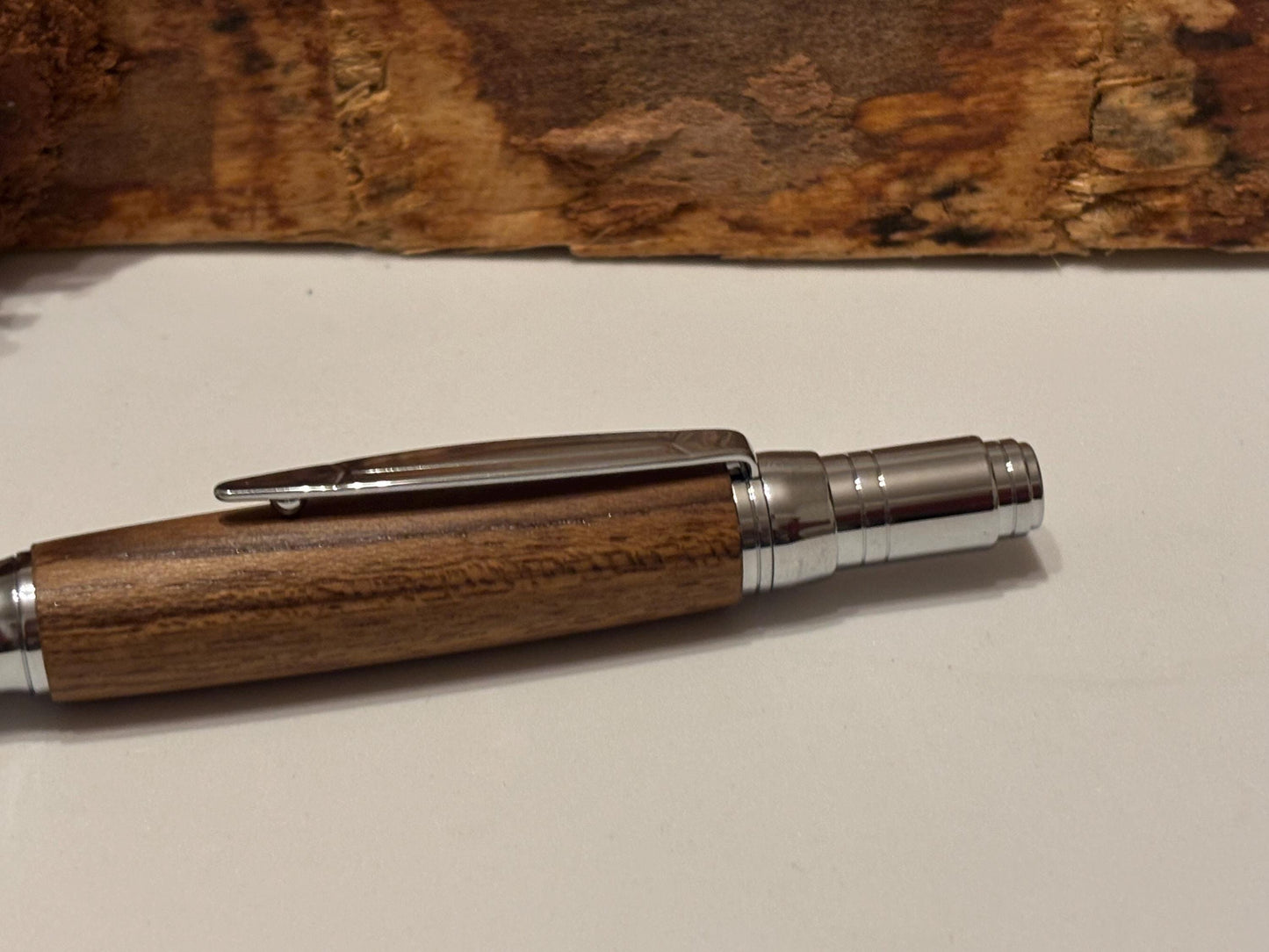 HMS Ark Royal Teak Ballpoint Pen, Own a Piece of Navy History, Handmade Gift
