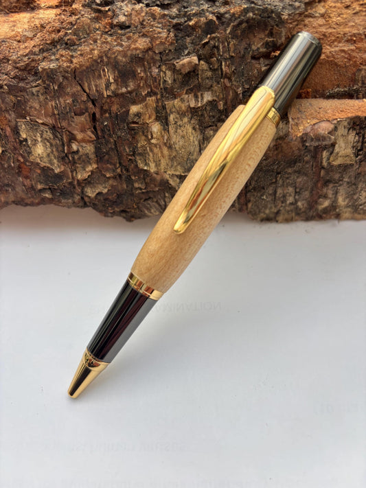 Yankee Stadium Ballpoint Pen Hand Turned Using Genuine 1923 Reclaimed Wood from Stadium Seat - Certificate of Authenticity Included.