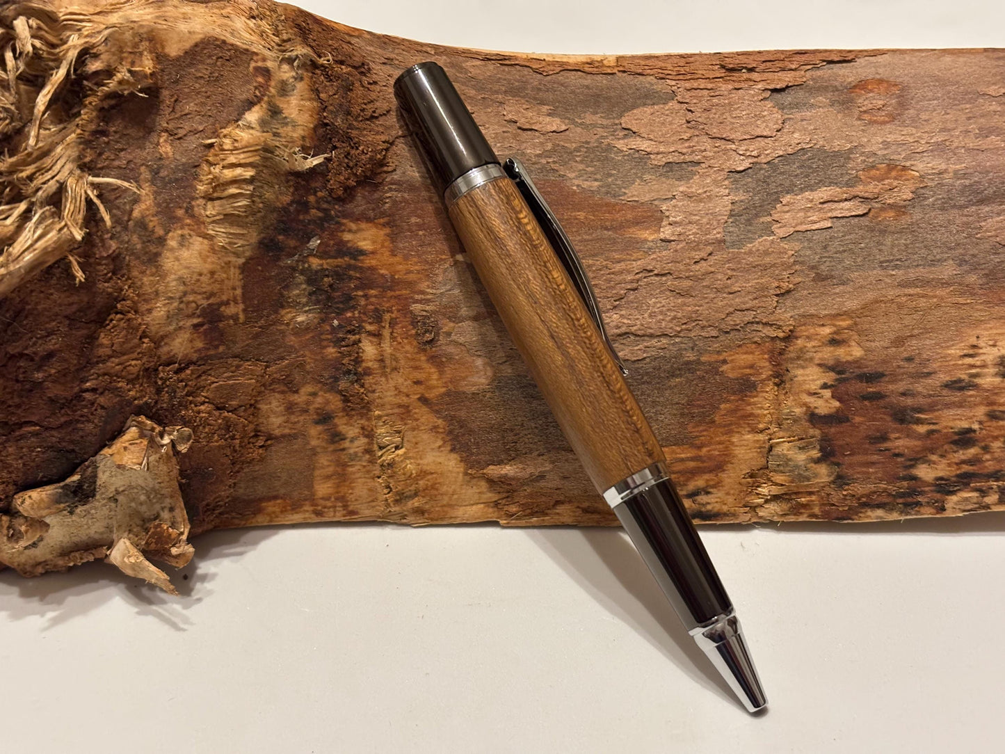 HMS Ark Royal Teak Ballpoint Pen, Own a Piece of Navy History, Handmade Gift