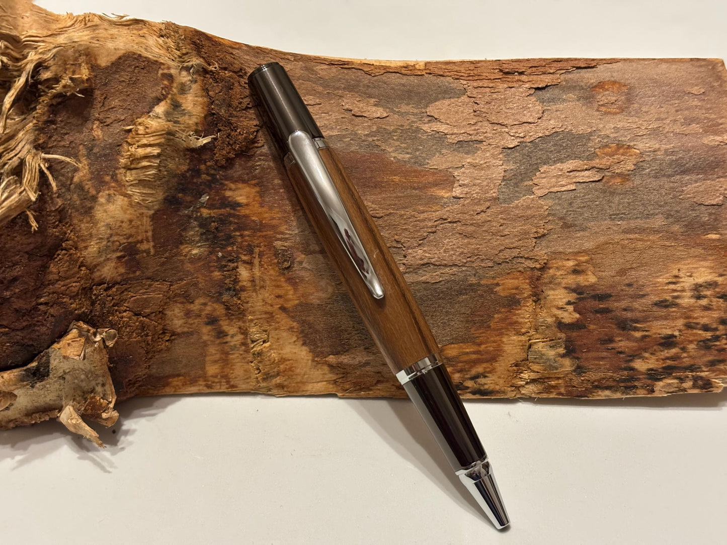 HMS Ark Royal Teak Ballpoint Pen, Own a Piece of Navy History, Handmade Gift