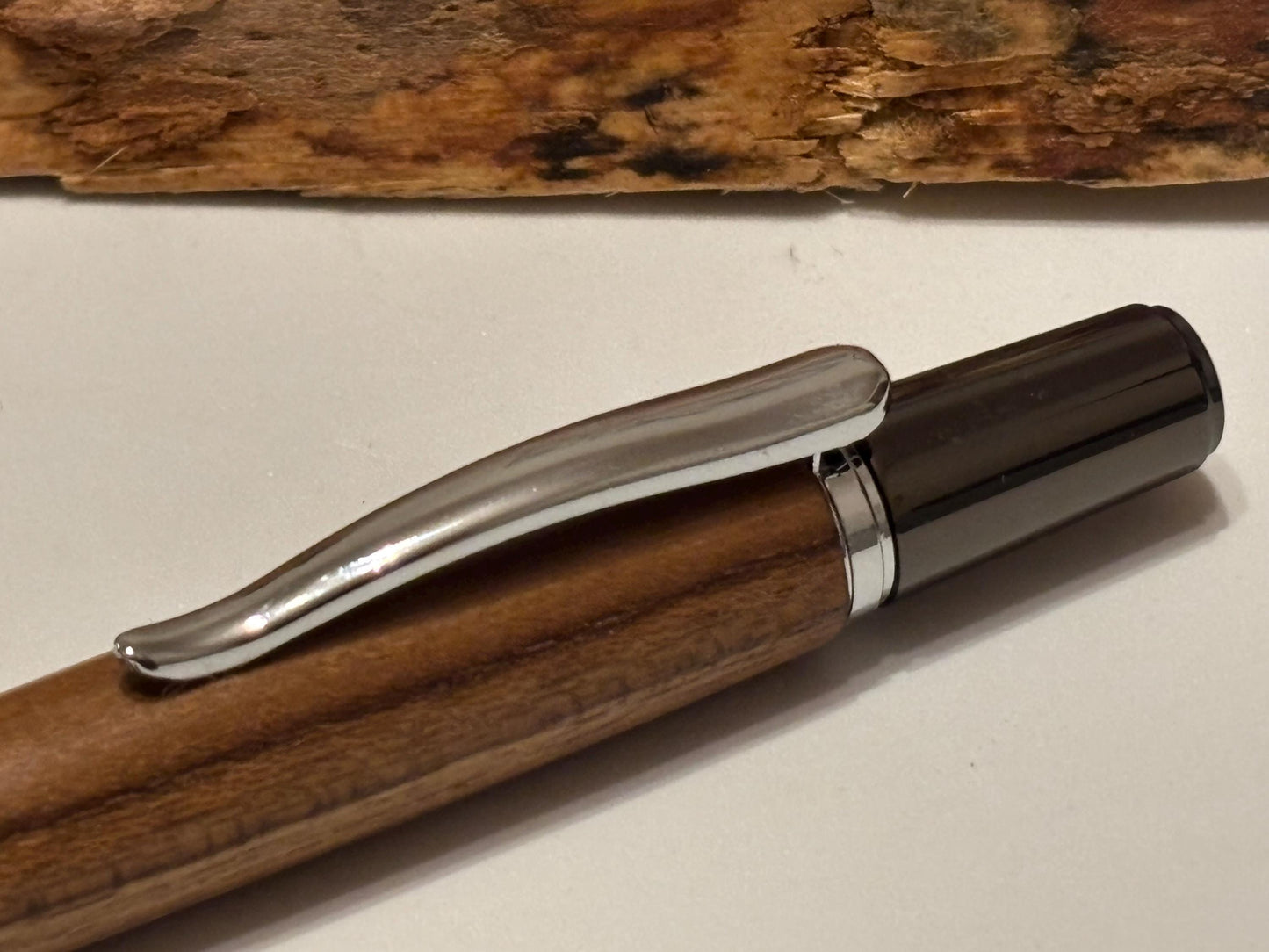 HMS Ark Royal Teak Ballpoint Pen, Own a Piece of Navy History, Handmade Gift