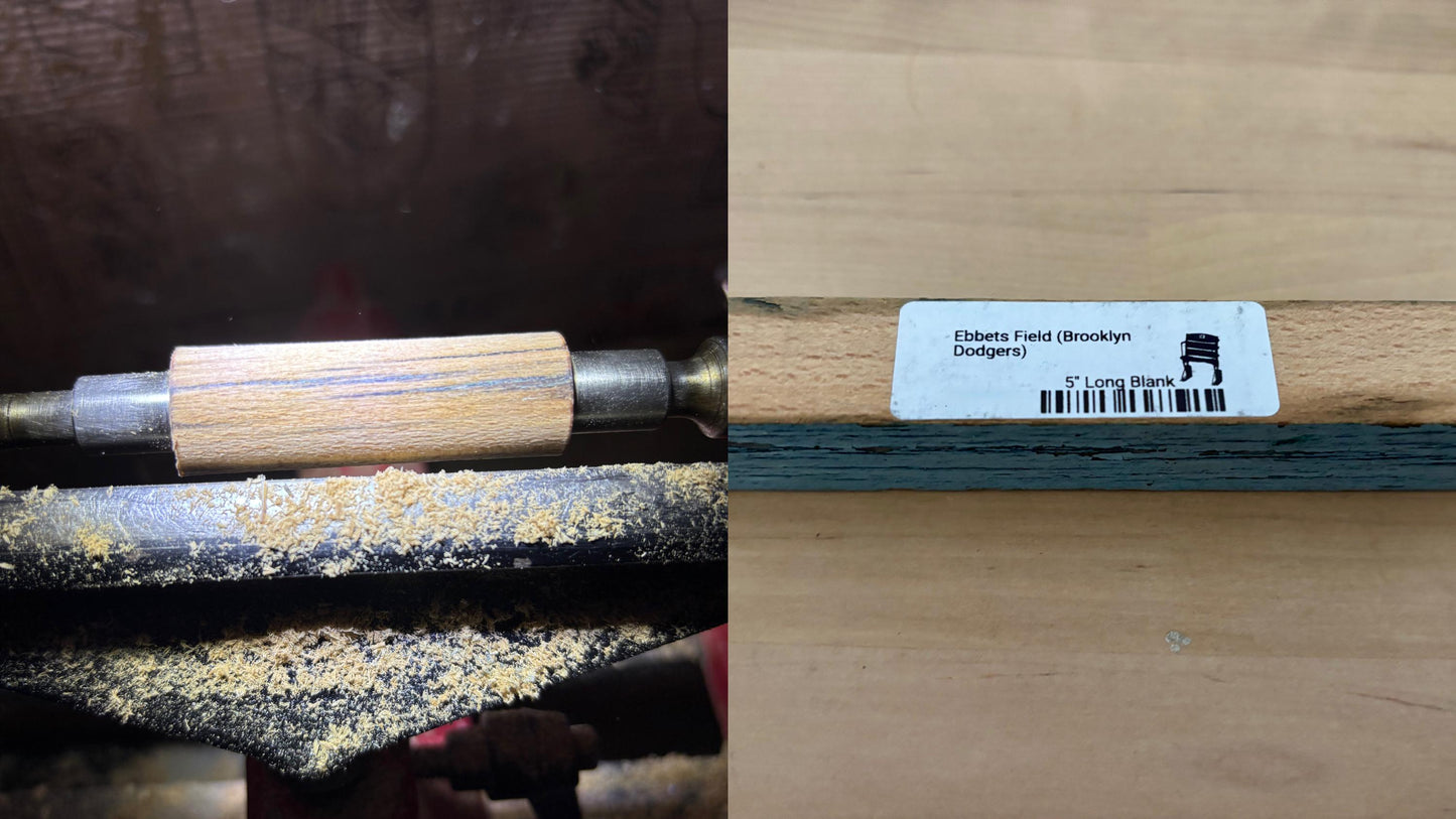 Ebbets Field Ballpoint Pen, Home  of the Brooklyn Dodgers, Handmade Unique Baseball Gift