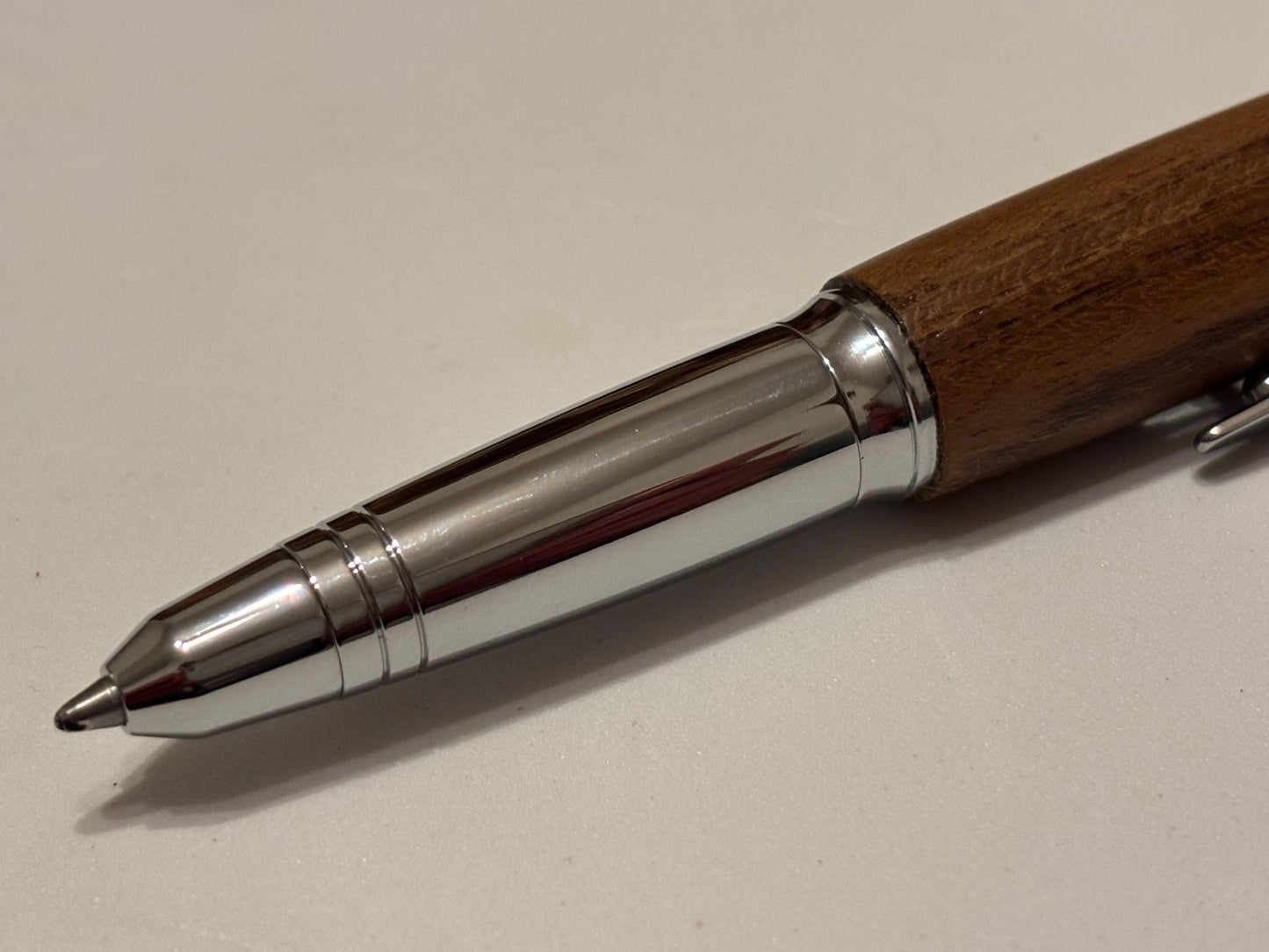 HMS Ark Royal Teak Ballpoint Pen, Own a Piece of Navy History, Handmade Gift