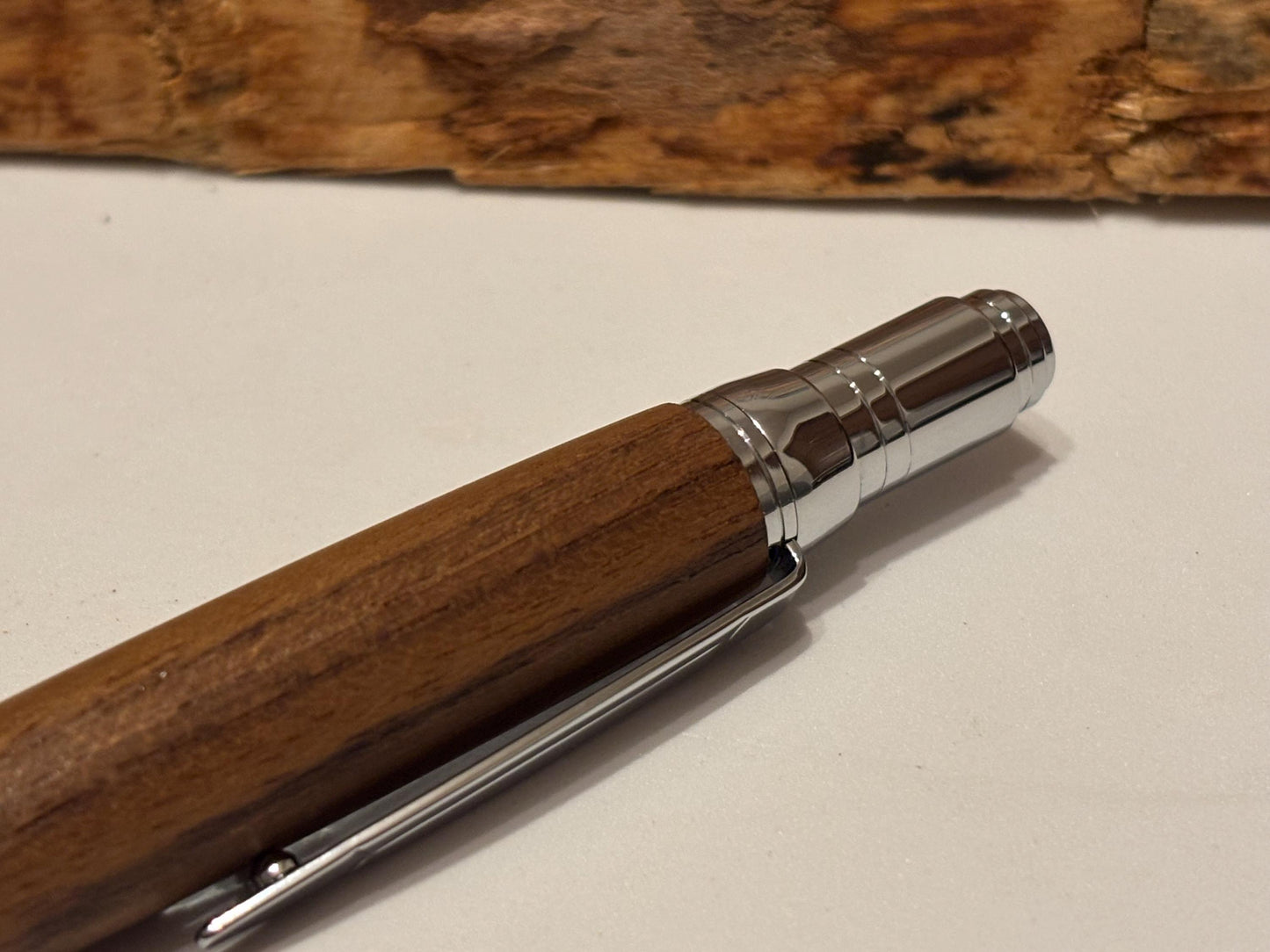 HMS Ark Royal Teak Ballpoint Pen, Own a Piece of Navy History, Handmade Gift