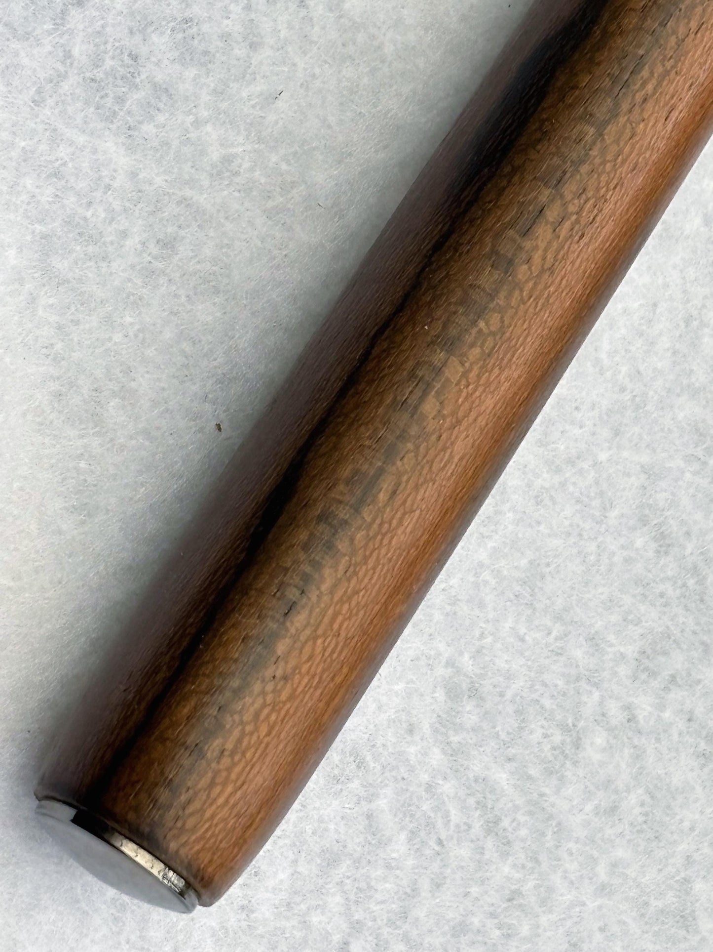 Rare Hexa Style Fountain Pen - Hand Turned From Ziricote Exotic Hardwood - Modern Contemporary Design I Gunmetal Fittings