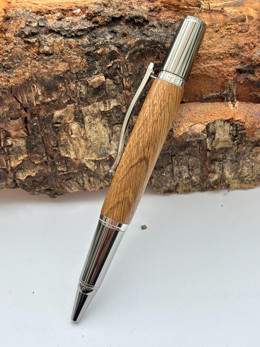 HMS Victory Oak Ballpoint Pen, Own a Piece of Navy History, Handmade Gift - Gifts for Him or Gift for Her.