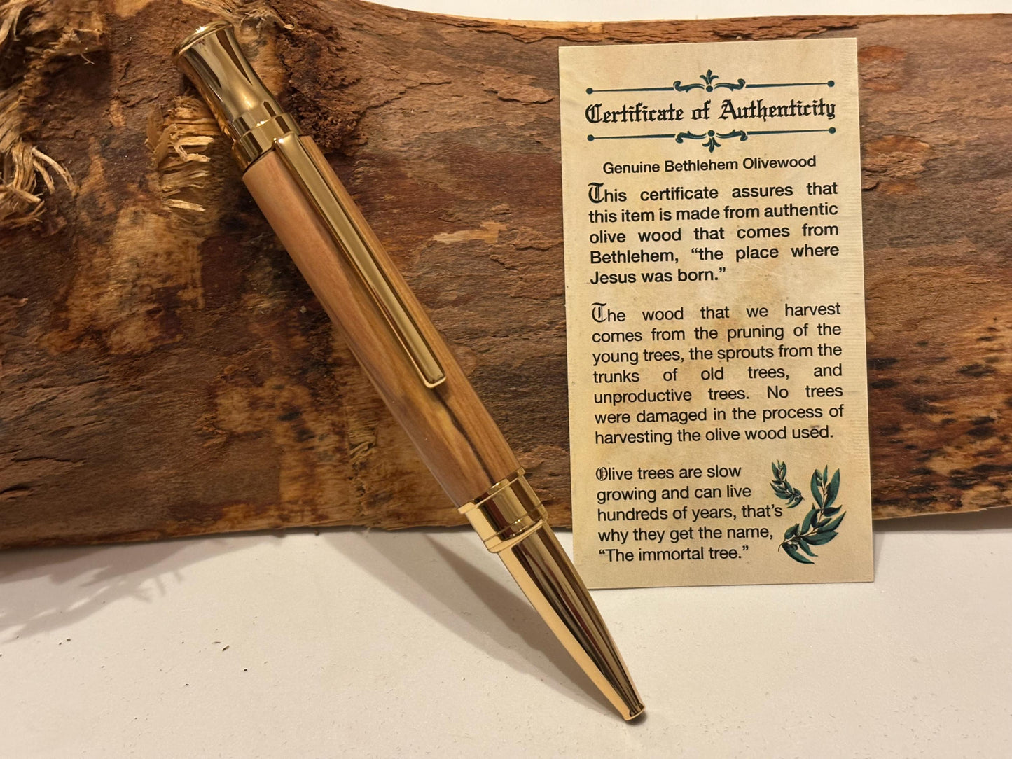 Holy Land Pen  | Elegant Twist Ballpoint | Unusual Styling